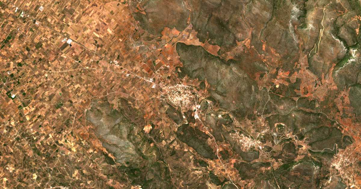 Satellitenkarte von Sykéa