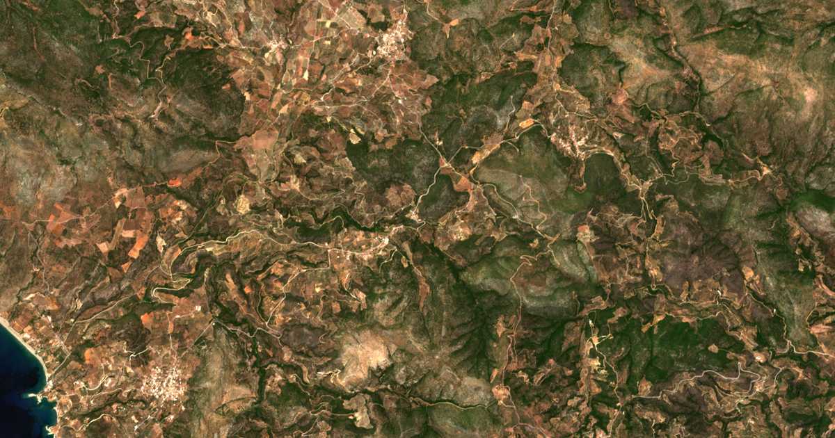 Satellitenkarte von Tálanta