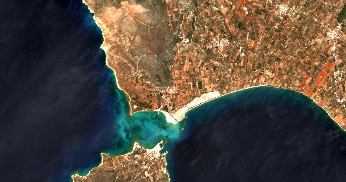 Satellitenkarte von Vigkláfia