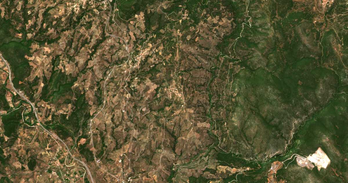 Satellitenkarte von Ágios Ioánnis Theológos