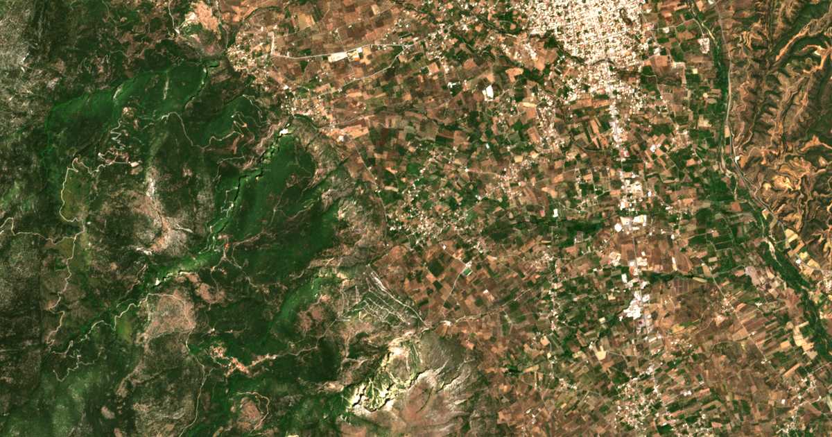 Satellitenkarte von Ágios Ioánnis