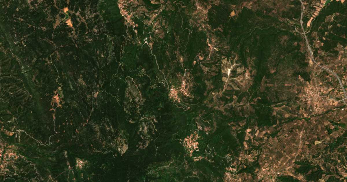 Satellitenkarte von Agóriani