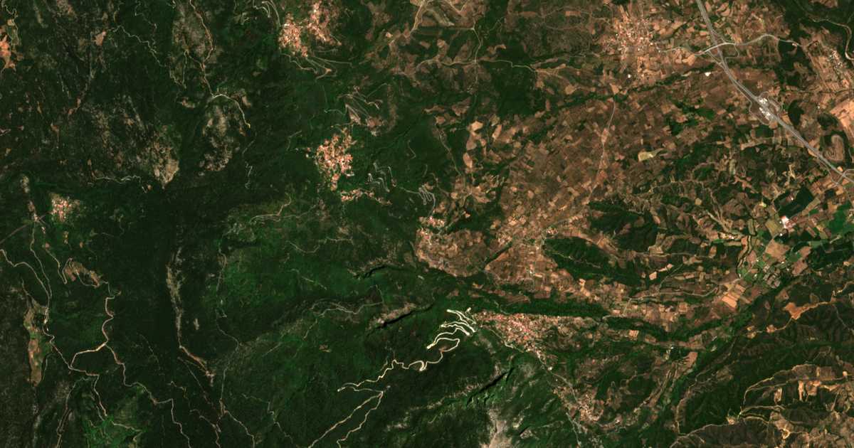 Satellitenkarte von Alevroú