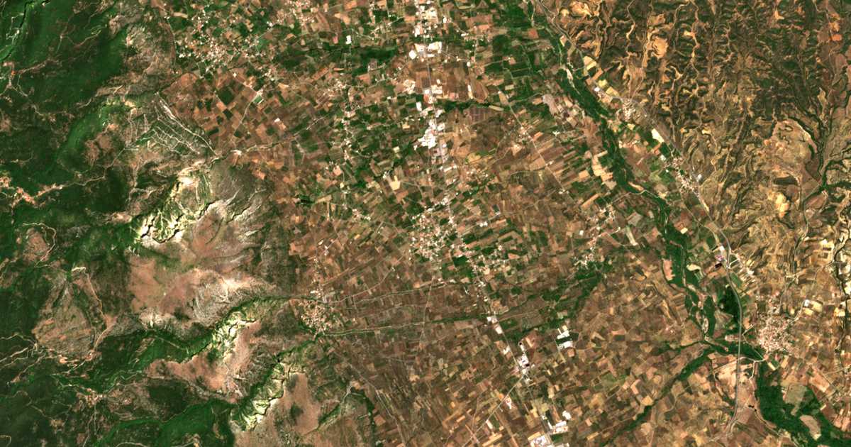 Satellitenkarte von Amyklai