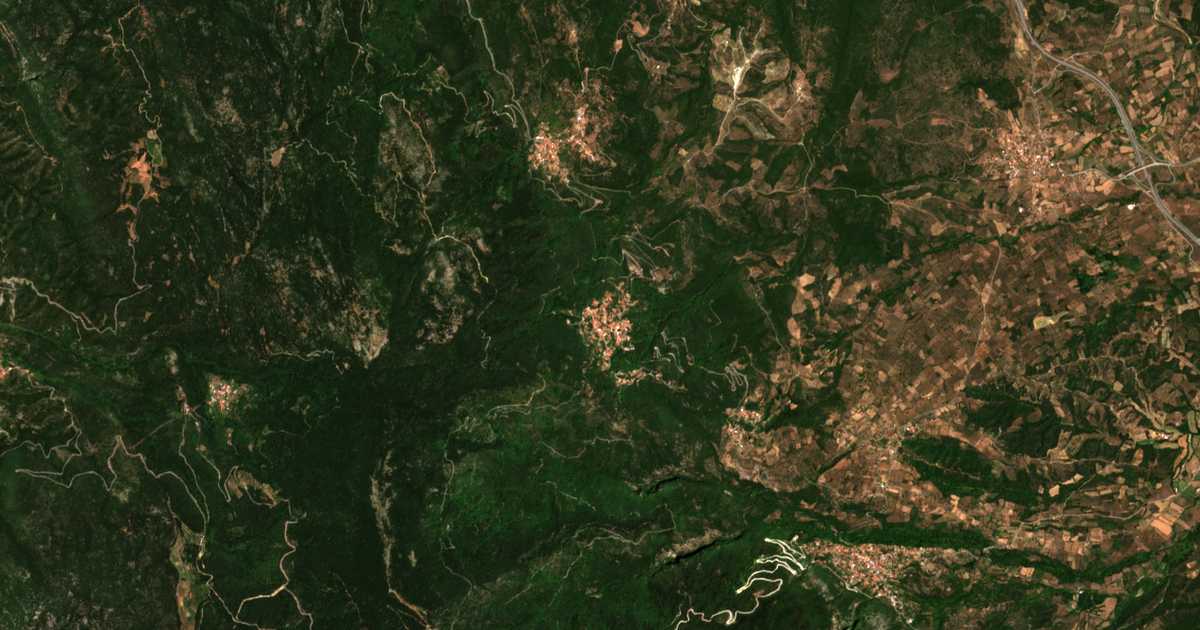 Satellitenkarte von Georgítsion