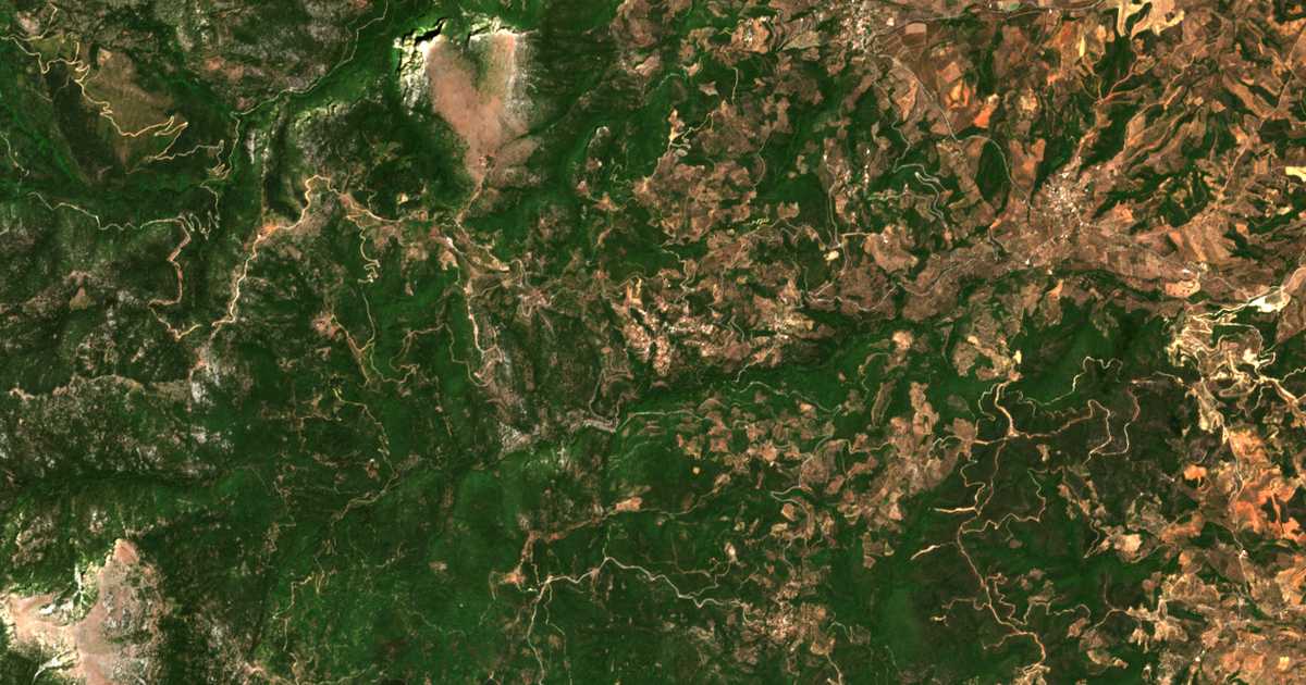 Satellitenkarte von Goránoi