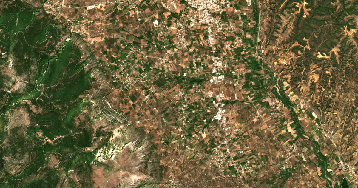 Satellitenkarte von Kalámion