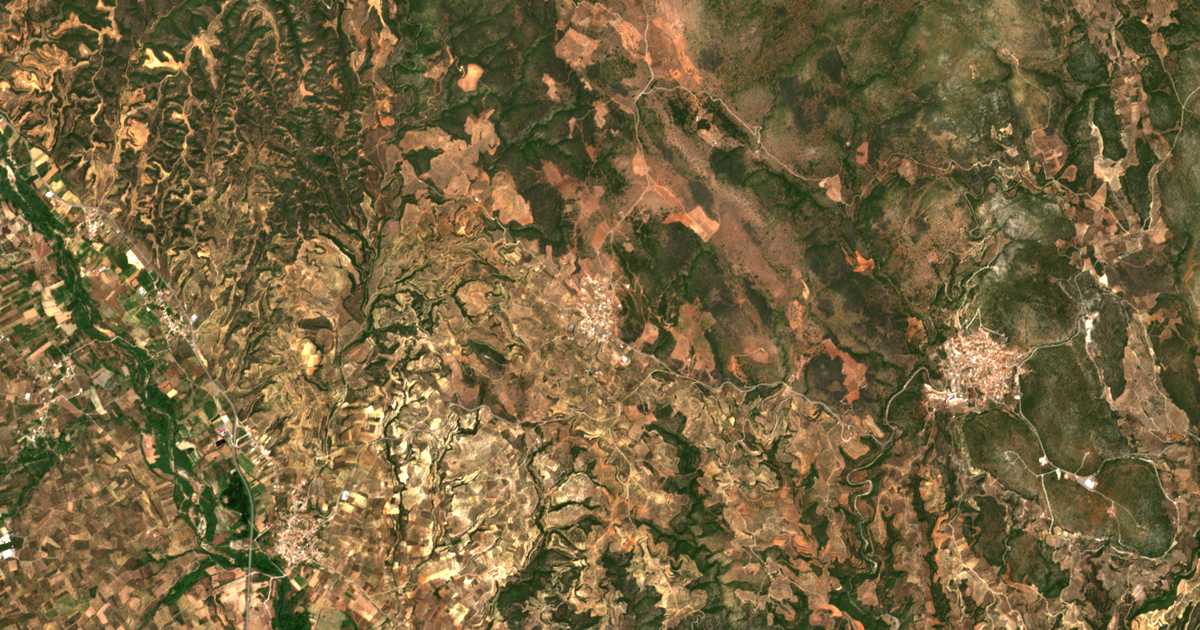 Satellitenkarte von Kefalás