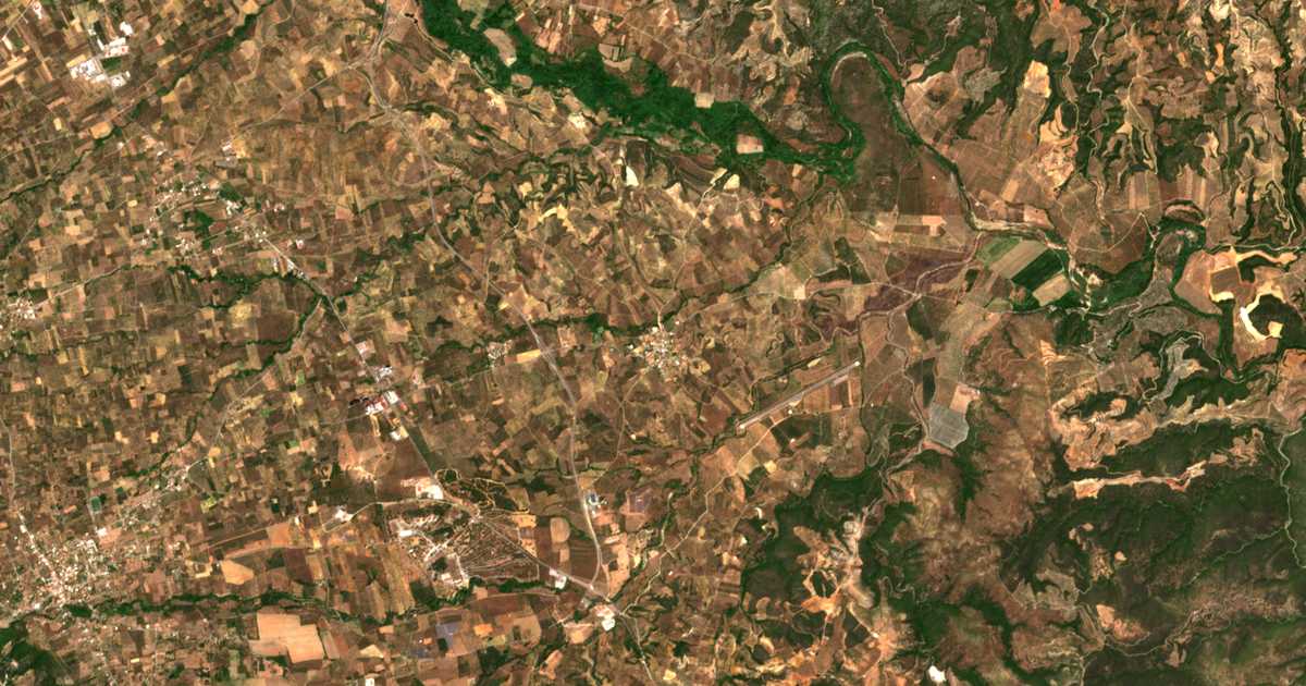 Satellitenkarte von Lefkóchoma