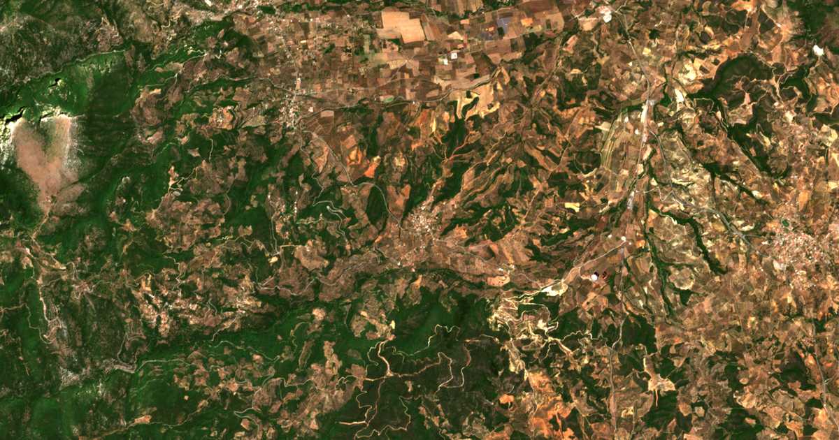 Satellitenkarte von Potamiá