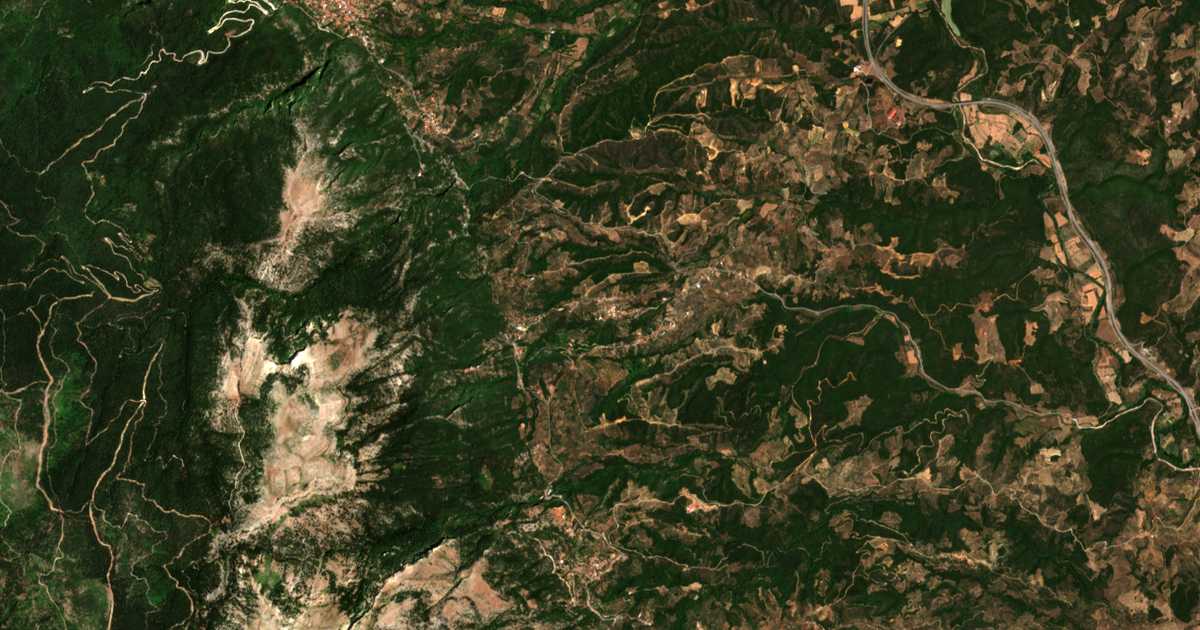 Satellitenkarte von Vordónia