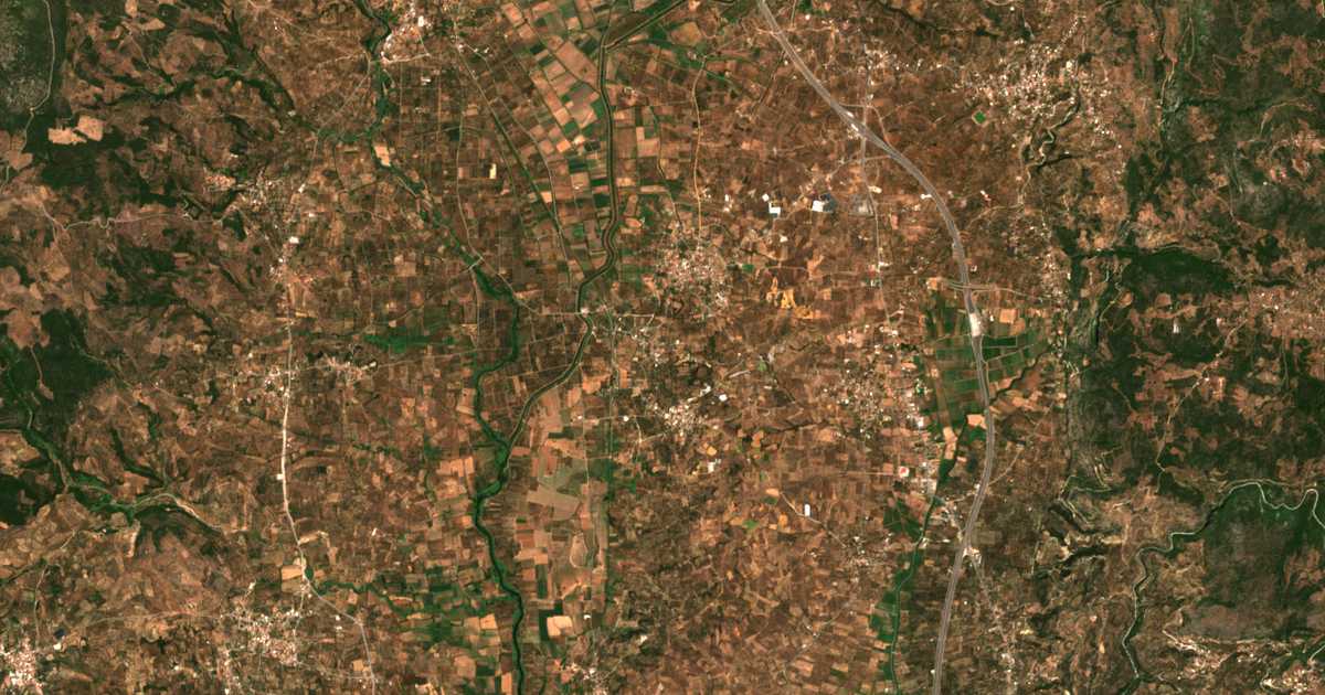 Satellitenkarte von Anemómylos