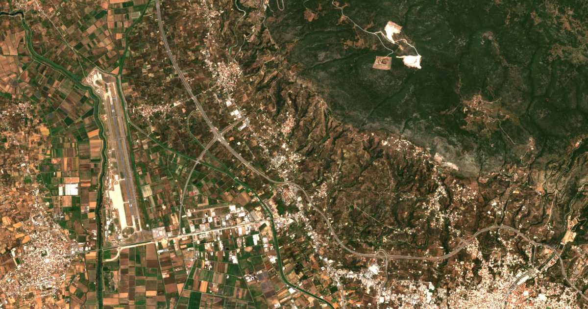 Satellitenkarte von Antikálamos