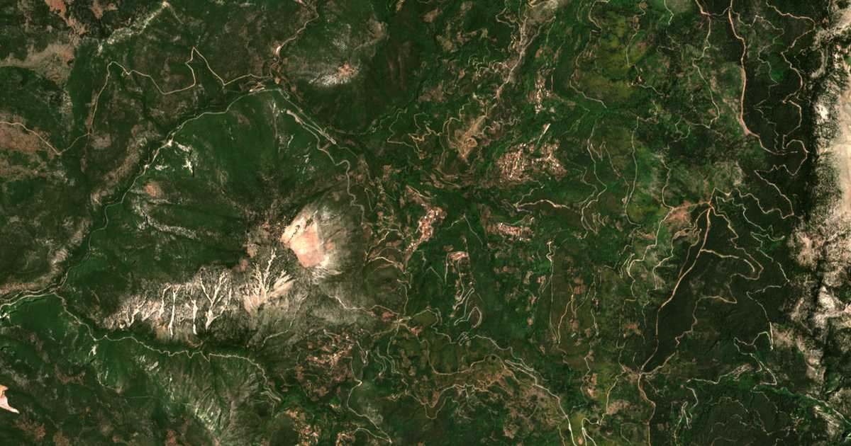 Satellitenkarte von Artemisía