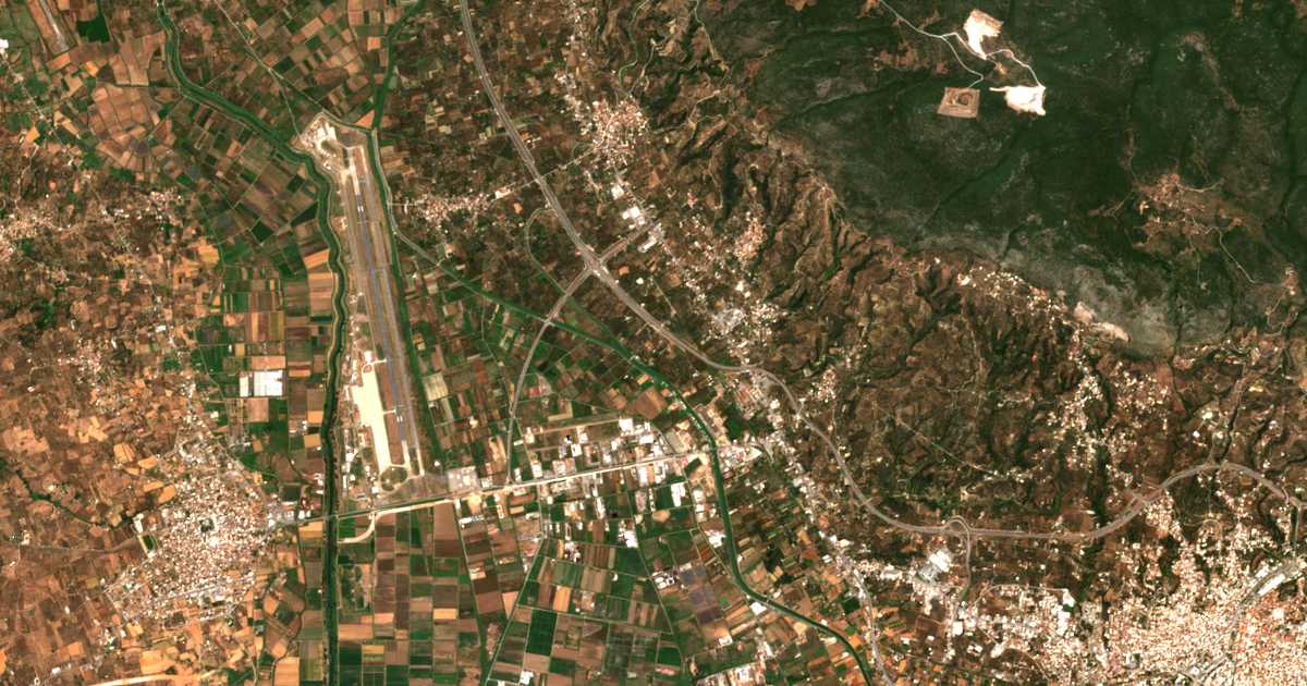 Satellitenkarte von Goulísmata
