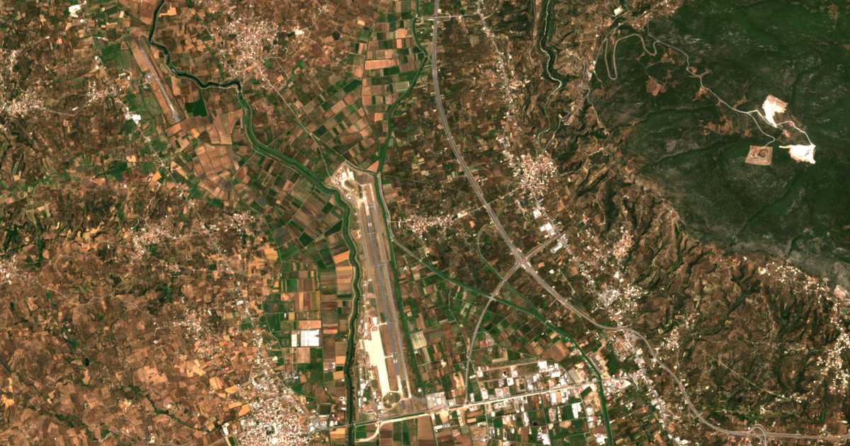 Satellitenkarte von Mikromani