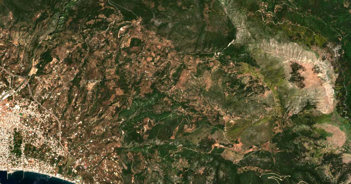 Satellitenkarte von Perivolákia
