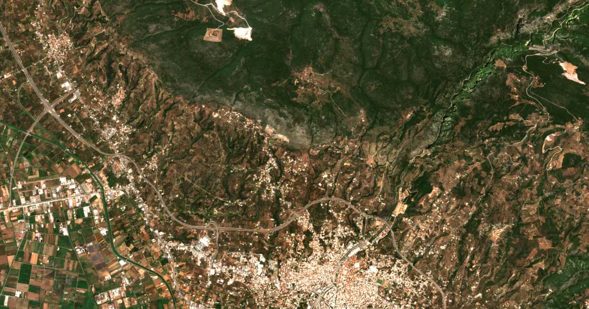 Satellitenkarte von Xerokámpi