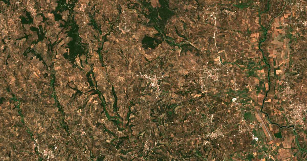 Satellitenkarte von Androúsa