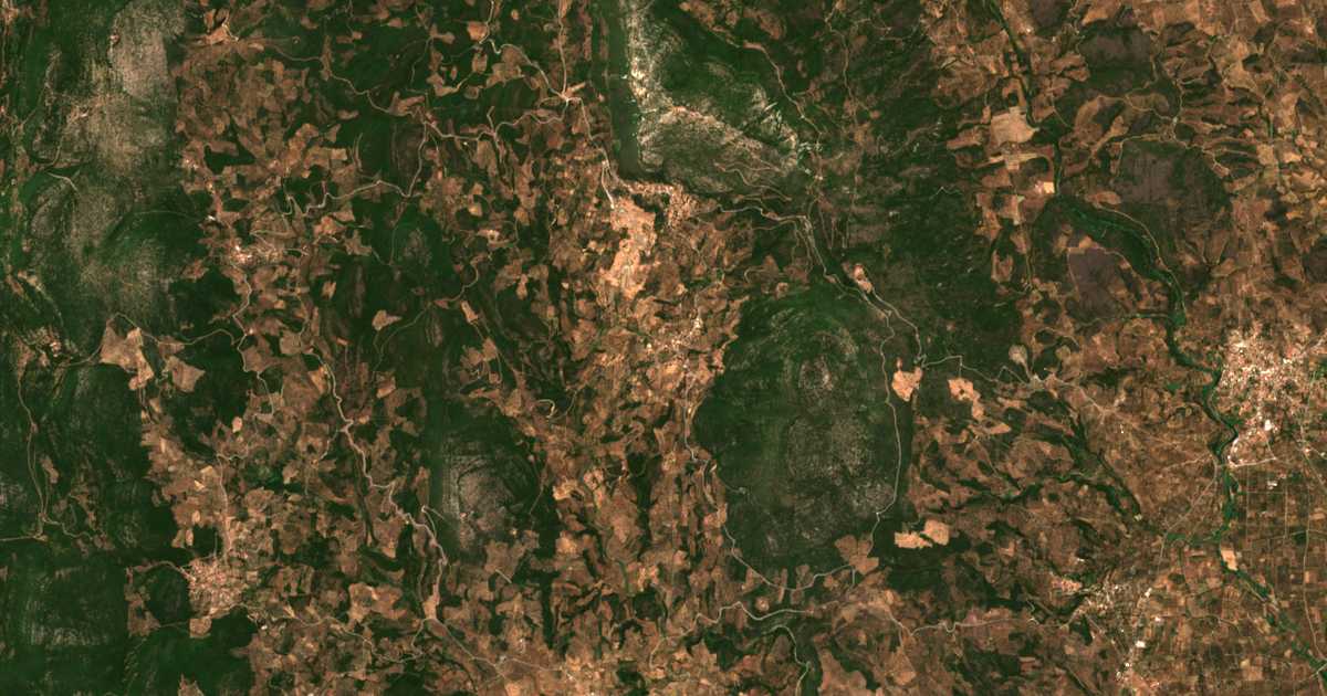 Satellitenkarte von Arsinói