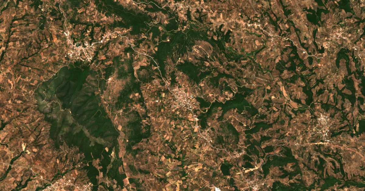 Satellitenkarte von Chatzís