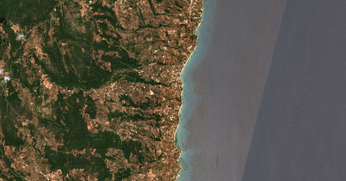 Satellitenkarte von Chránoi