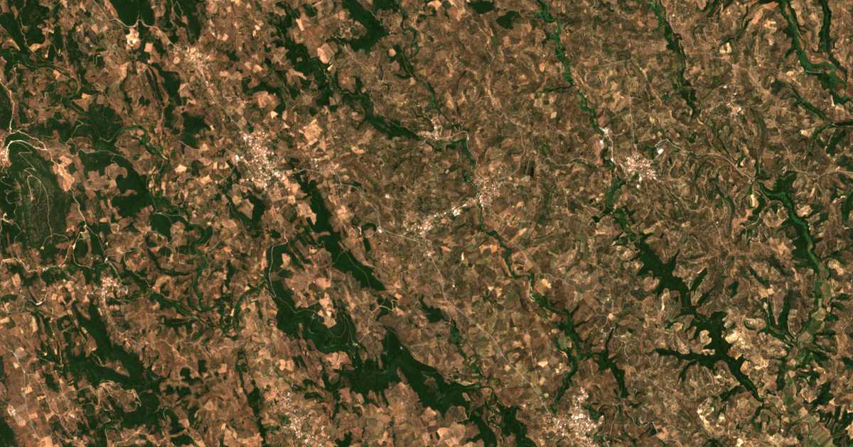 Satellitenkarte von Diódia