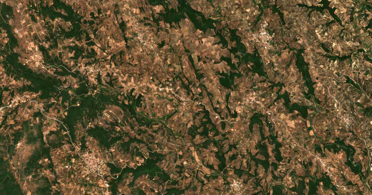 Satellitenkarte von Drosiá