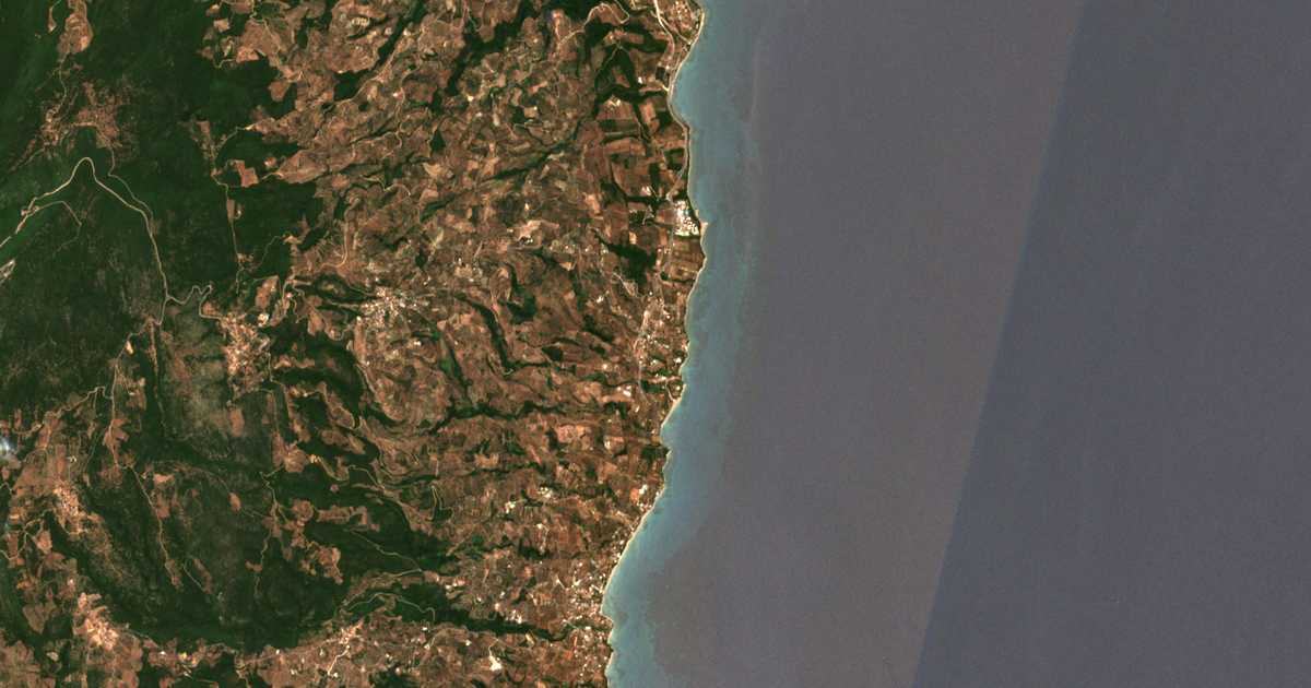 Satellitenkarte von Kalamákion