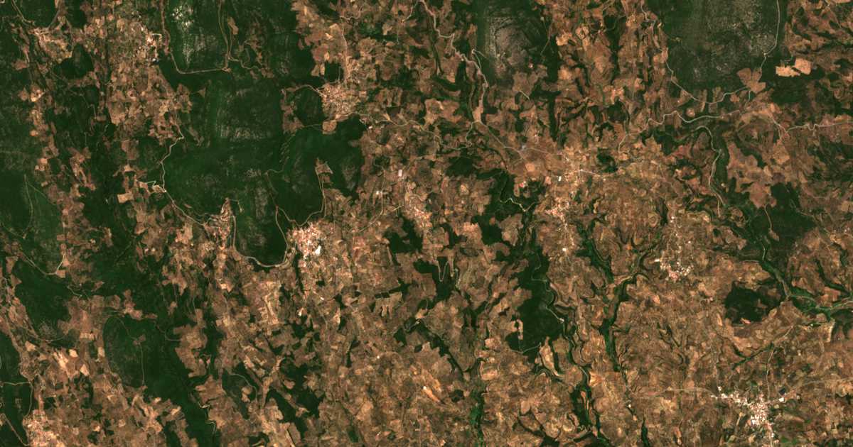 Satellitenkarte von Klíma