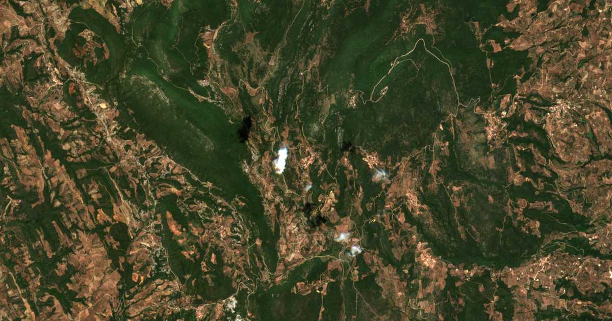 Satellitenkarte von Kókkinon