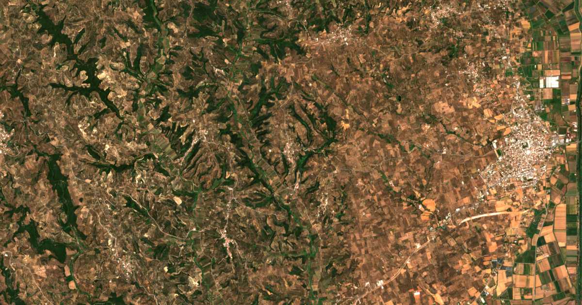 Satellitenkarte von Lykótrafos