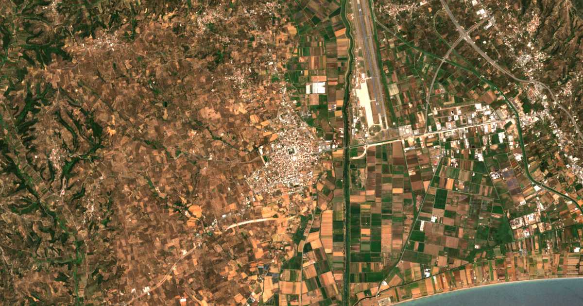 Satellitenkarte von Messini