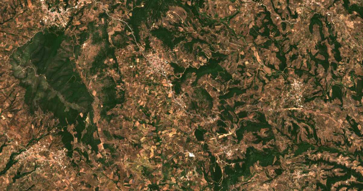 Satellitenkarte von Petrítsion