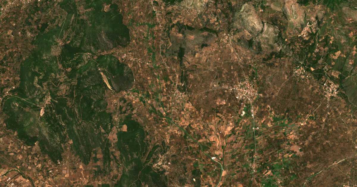 Satellitenkarte von Agrilovouno von Messinia