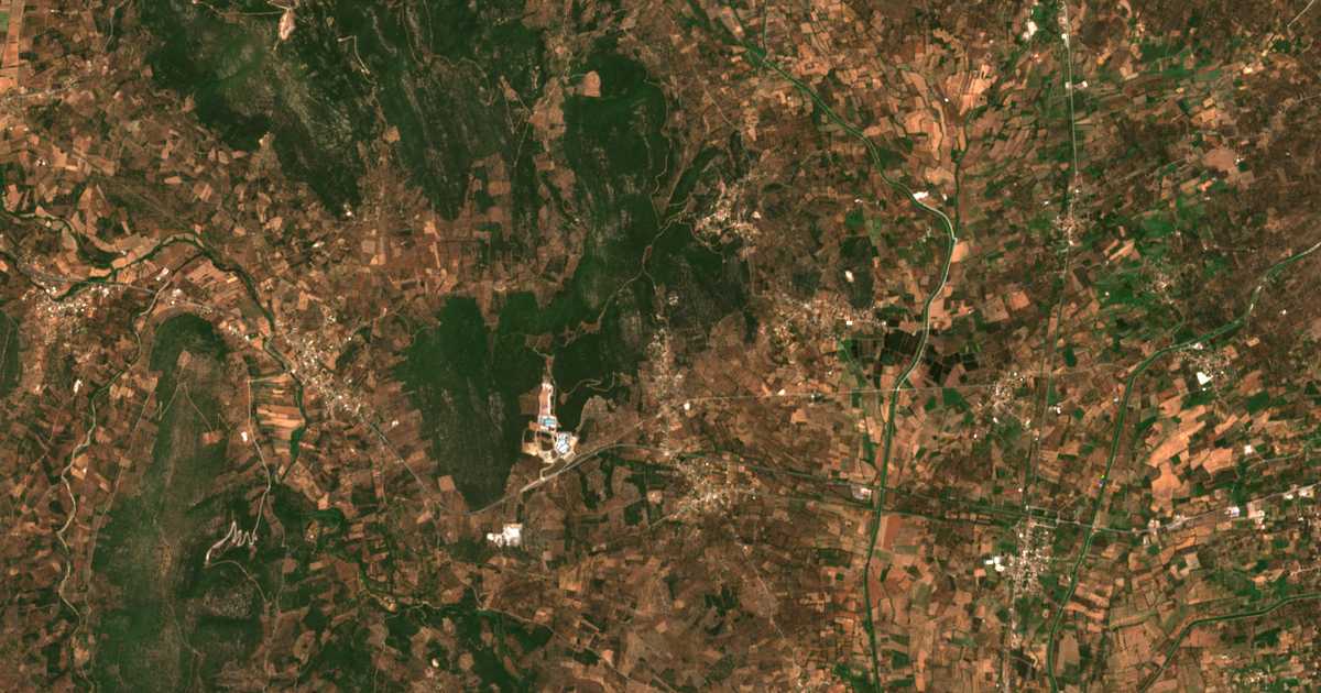 Satellitenkarte von Kallirrói