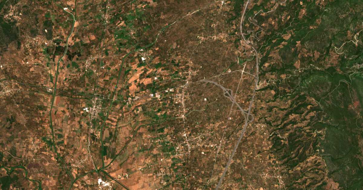 Satellitenkarte von Oichalía
