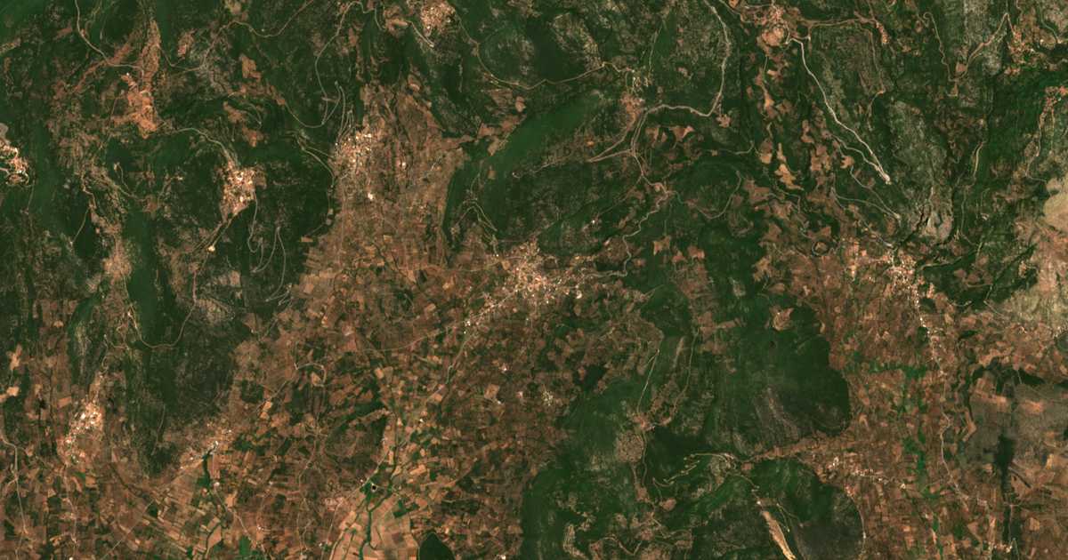 Satellitenkarte von Psárion