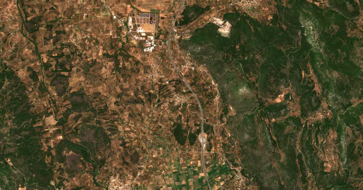 Satellitenkarte von Skala Messinias