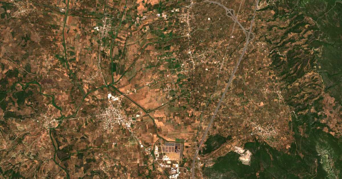 Satellitenkarte von Solákion
