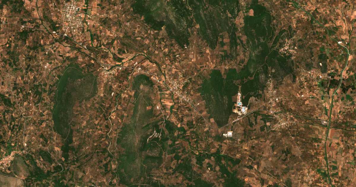 Satellitenkarte von Vasilikón