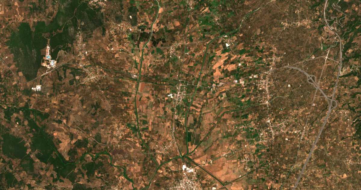 Satellitenkarte von Zevgolateíon