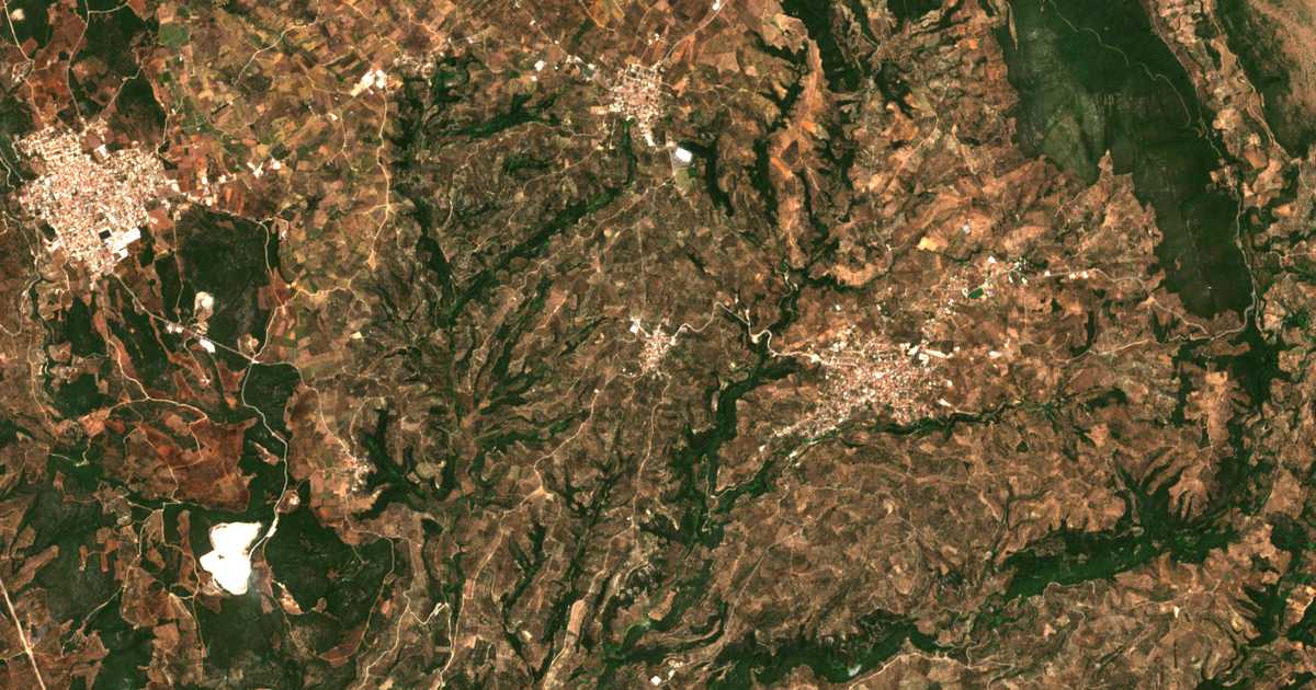 Satellitenkarte von Ampelófyton