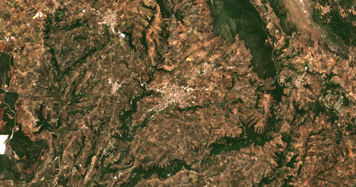 Satellitenkarte von Chóra