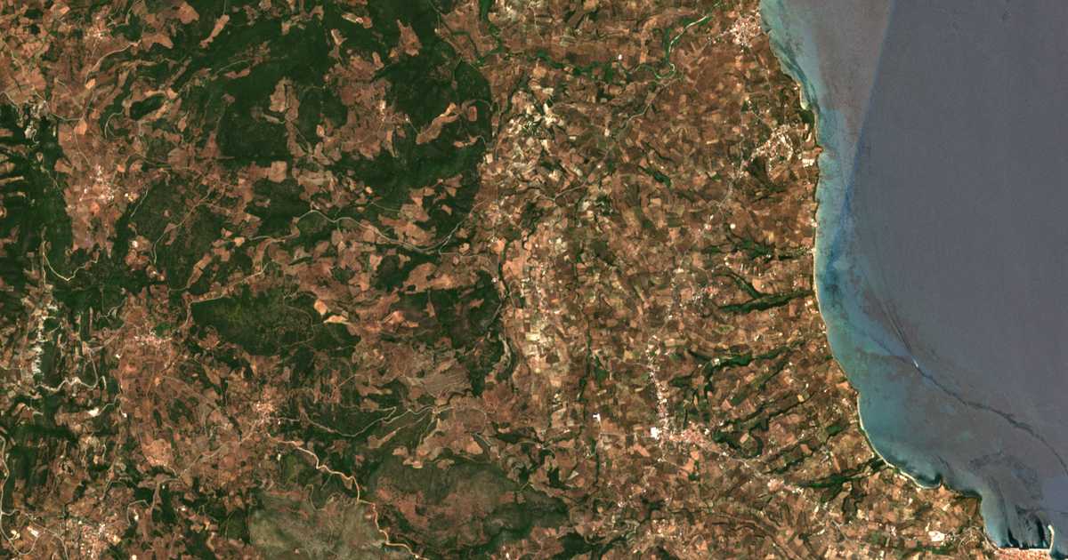 Satellitenkarte von Falánthi