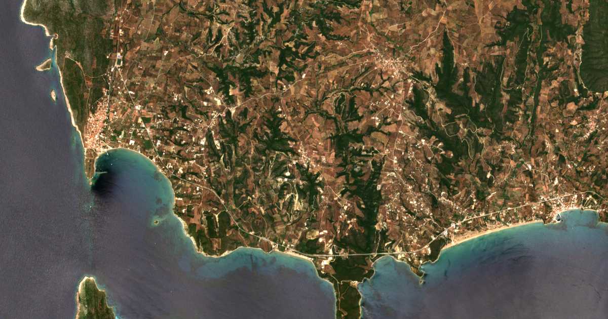 Satellitenkarte von Foiníki