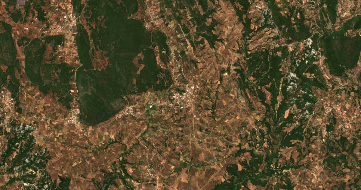 Satellitenkarte von Kallithéa