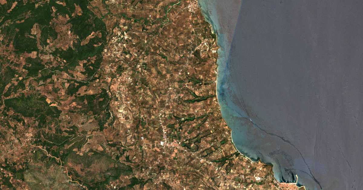 Satellitenkarte von Kómpoi