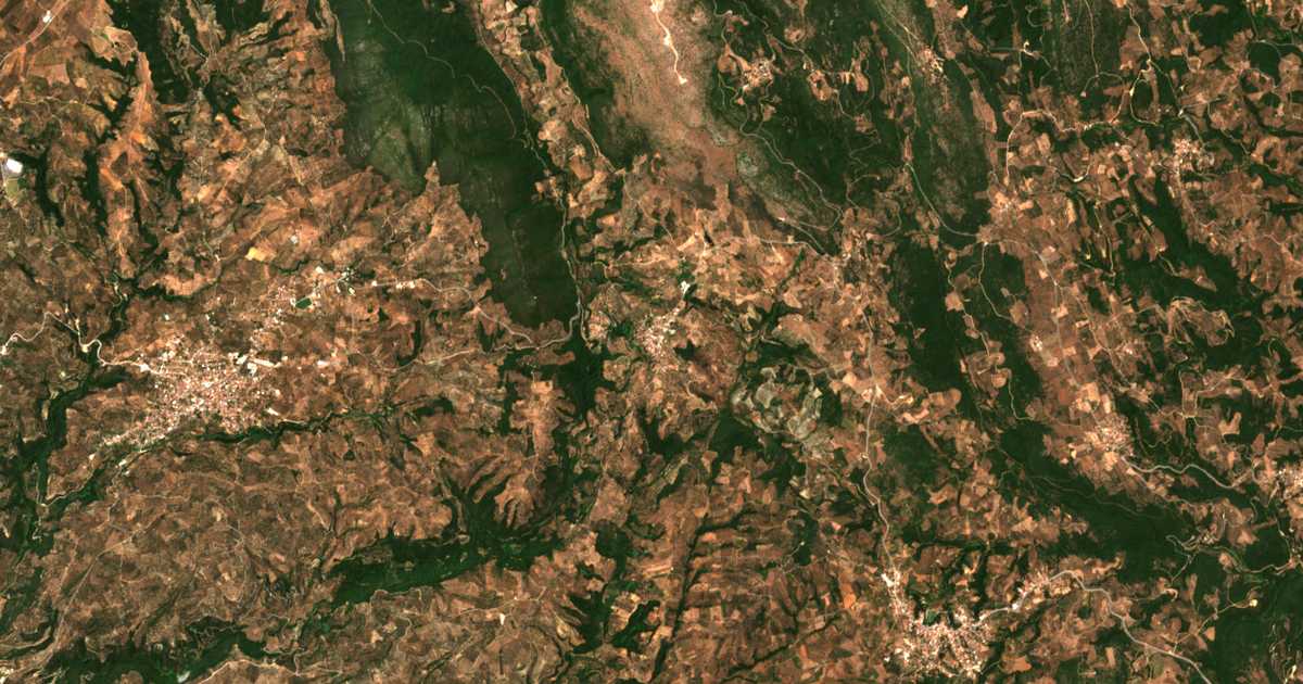 Satellitenkarte von Metamórfosis