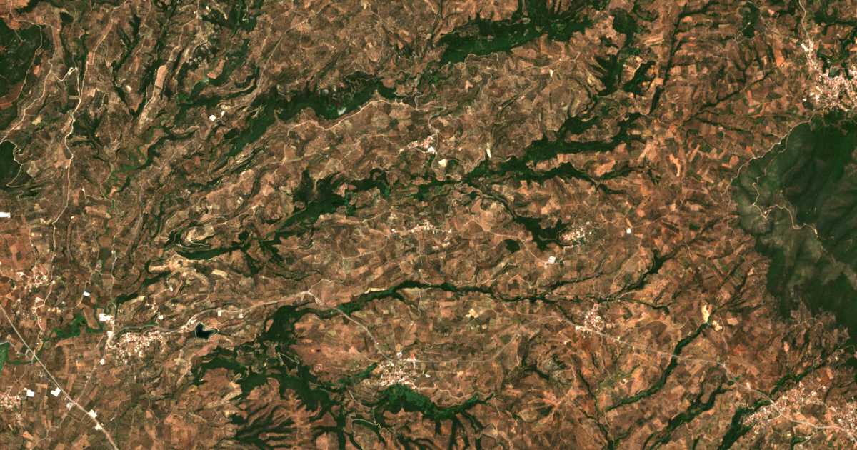 Satellitenkarte von Plátanos